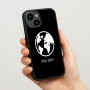 כיסוי בעיצוב אישי עם השם שלך לדגם - Apple iPhone 15 בעיצוב עולם