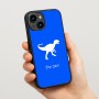 כיסוי בעיצוב אישי עם השם שלך לדגם - Apple iPhone 15 בעיצוב דינוזאור