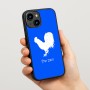 כיסוי בעיצוב אישי עם השם שלך לדגם - Apple iPhone 15 בעיצוב תרנגול