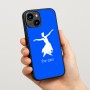 כיסוי בעיצוב אישי עם השם שלך לדגם - Apple iPhone 15 בעיצוב בלרינה