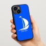 כיסוי בעיצוב אישי עם השם שלך לדגם - Apple iPhone 15 בעיצוב סירה
