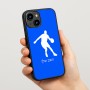 כיסוי בעיצוב אישי עם השם שלך לדגם - Apple iPhone 15 בעיצוב שחקן כדורסל