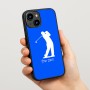 כיסוי בעיצוב אישי עם השם שלך לדגם - Apple iPhone 15 בעיצוב שחקן גולף