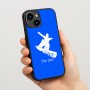 כיסוי בעיצוב אישי עם השם שלך לדגם - Apple iPhone 15 בעיצוב סנובורדיסט