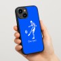 כיסוי בעיצוב אישי עם השם שלך לדגם - Apple iPhone 15 בעיצוב שחקן כדורגל