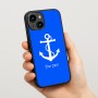 כיסוי בעיצוב אישי עם השם שלך לדגם - Apple iPhone 15 בעיצוב לעגן