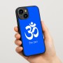 כיסוי בעיצוב אישי עם השם שלך לדגם - Apple iPhone 15 בעיצוב סמל אום