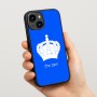 כיסוי בעיצוב אישי עם השם שלך לדגם - Apple iPhone 15 בעיצוב כתר מלכותי