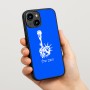 כיסוי בעיצוב אישי עם השם שלך לדגם - Apple iPhone 15 בעיצוב פסל החירות