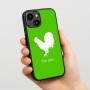 כיסוי בעיצוב אישי עם השם שלך לדגם - Apple iPhone 15 בעיצוב תרנגול