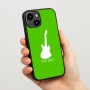 כיסוי בעיצוב אישי עם השם שלך לדגם - Apple iPhone 15 בעיצוב גיטרה