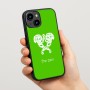 כיסוי בעיצוב אישי עם השם שלך לדגם - Apple iPhone 15 בעיצוב פרחי קרן