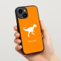 כיסוי בעיצוב אישי עם השם שלך לדגם - Apple iPhone 15 בעיצוב דינוזאור