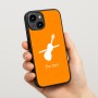 כיסוי בעיצוב אישי עם השם שלך לדגם - Apple iPhone 15 בעיצוב כינור