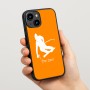 כיסוי בעיצוב אישי עם השם שלך לדגם - Apple iPhone 15 בעיצוב סקי
