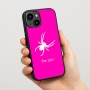 כיסוי בעיצוב אישי עם השם שלך לדגם - Apple iPhone 15 בעיצוב עכביש