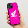 כיסוי בעיצוב אישי עם השם שלך לדגם - Apple iPhone 15 בעיצוב הונדה
