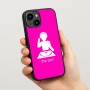 כיסוי בעיצוב אישי עם השם שלך לדגם - Apple iPhone 15 בעיצוב אזור מוזיקה של די ג'יי