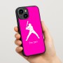 כיסוי בעיצוב אישי עם השם שלך לדגם - Apple iPhone 15 בעיצוב שחקן בייסבול