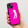 כיסוי בעיצוב אישי עם השם שלך לדגם - Apple iPhone 15 בעיצוב שחקן גולף