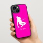 כיסוי בעיצוב אישי עם השם שלך לדגם - Apple iPhone 15 בעיצוב סקי