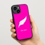 כיסוי בעיצוב אישי עם השם שלך לדגם - Apple iPhone 15 בעיצוב נוצת נוצה