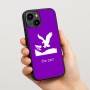 כיסוי בעיצוב אישי עם השם שלך לדגם - Apple iPhone 15 בעיצוב נשר אמריקאי