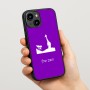 כיסוי בעיצוב אישי עם השם שלך לדגם - Apple iPhone 15 בעיצוב ג'ירפה באפריקה