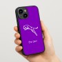 כיסוי בעיצוב אישי עם השם שלך לדגם - Apple iPhone 15 בעיצוב פומה