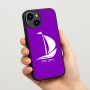 כיסוי בעיצוב אישי עם השם שלך לדגם - Apple iPhone 15 בעיצוב סירה