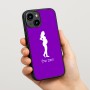 כיסוי בעיצוב אישי עם השם שלך לדגם - Apple iPhone 15 בעיצוב אישה בהריון