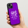 כיסוי בעיצוב אישי עם השם שלך לדגם - Apple iPhone 15 בעיצוב מחזמר אנג'ל 2