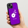 כיסוי בעיצוב אישי עם השם שלך לדגם - Apple iPhone 15 בעיצוב תקליטור - אזור מוזיקה