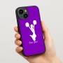 כיסוי בעיצוב אישי עם השם שלך לדגם - Apple iPhone 15 בעיצוב מעודדת