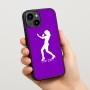כיסוי בעיצוב אישי עם השם שלך לדגם - Apple iPhone 15 בעיצוב אישה מגוננת