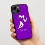 כיסוי בעיצוב אישי עם השם שלך לדגם - Apple iPhone 15 בעיצוב רצים אולימפיים