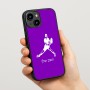 כיסוי בעיצוב אישי עם השם שלך לדגם - Apple iPhone 15 בעיצוב שחקן טניס