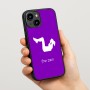 כיסוי בעיצוב אישי עם השם שלך לדגם - Apple iPhone 15 בעיצוב אישה מתאמנת