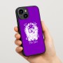 כיסוי בעיצוב אישי עם השם שלך לדגם - Apple iPhone 15 בעיצוב רוקנרול