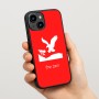 כיסוי בעיצוב אישי עם השם שלך לדגם - Apple iPhone 15 בעיצוב נשר אמריקאי