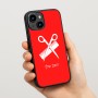 כיסוי בעיצוב אישי עם השם שלך לדגם - Apple iPhone 15 בעיצוב מעצב שיער