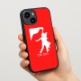כיסוי בעיצוב אישי עם השם שלך לדגם - Apple iPhone 15 בעיצוב אישה רוקדת עם גבר