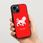 כיסוי בעיצוב אישי עם השם שלך לדגם - Apple iPhone 15 בעיצוב מזלות - אריה