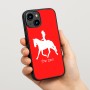 כיסוי בעיצוב אישי עם השם שלך לדגם - Apple iPhone 15 בעיצוב קאוגירל - אישה