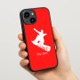 כיסוי בעיצוב אישי עם השם שלך לדגם - Apple iPhone 15 בעיצוב סנובורדיסט