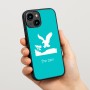 כיסוי בעיצוב אישי עם השם שלך לדגם - Apple iPhone 15 בעיצוב נשר אמריקאי