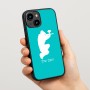 כיסוי בעיצוב אישי עם השם שלך לדגם - Apple iPhone 15 בעיצוב שחקן כאב כדור