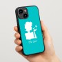 כיסוי בעיצוב אישי עם השם שלך לדגם - Apple iPhone 15 בעיצוב אהבת נשים