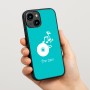 כיסוי בעיצוב אישי עם השם שלך לדגם - Apple iPhone 15 בעיצוב תקליטור - אזור מוזיקה