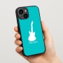 כיסוי בעיצוב אישי עם השם שלך לדגם - Apple iPhone 15 בעיצוב גיטרה